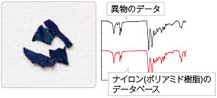 樹脂片の調査例