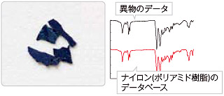 樹脂片の調査例