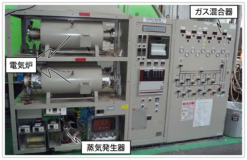 写真１　高温腐食試験装置外観