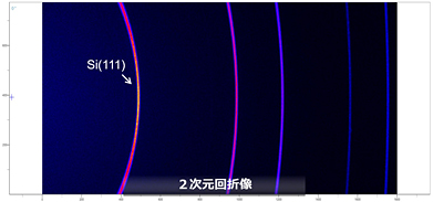 ２次元回折像
