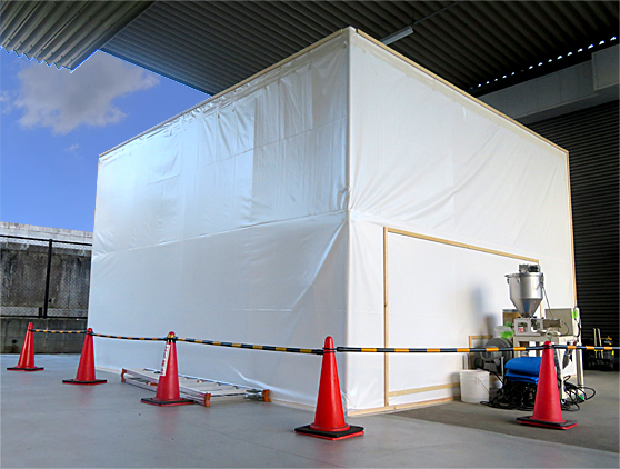 写真1　簡易試験槽外観